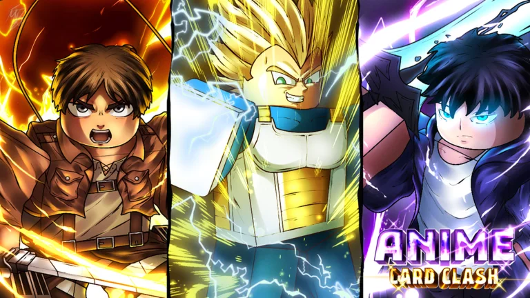 Anime Card Clash official Roblox artwork for the Magic Knights update