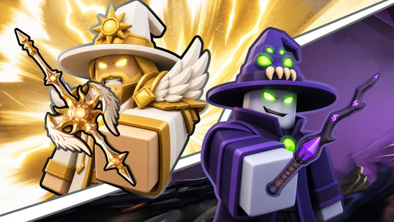 Magic Loot official Roblox art for the Light vs Dark fantasy event
