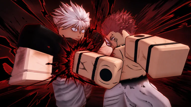 Roll Anime to Fight official Roblox art with anime-inspired defense fighters