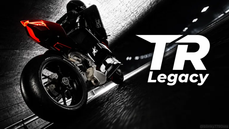 TR Legacy official Roblox motorcycle racing artwork