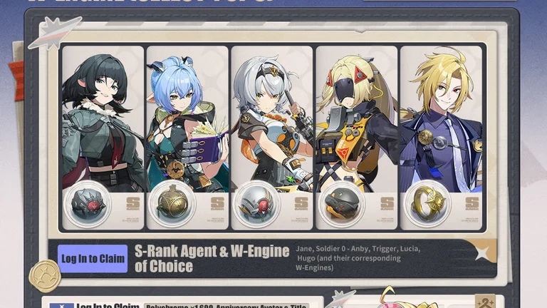 Zenless Zone Zero Version 3.1 official anniversary Agent artwork